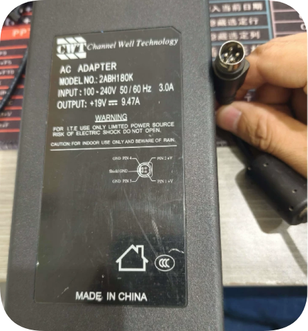 *Brand NEW*Compatible with CWT Channel Well Technology 2ABH180K 19V 9.47A 4-pin Power Su